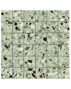 Energieker Medley terrazzo Leaf mozaiek 5x5 op net van 30x30