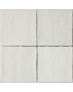 By Goof Moos White glans handvorm 13x13