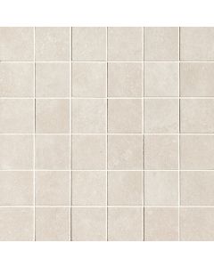 FAP Ceramiche Nobu White macro mosaico 5x5 op net van 30x30