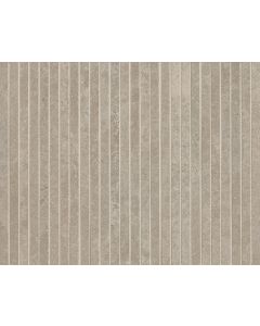 FAP Ceramiche Nobu Grey tratti mosaico 1x24 rond op net van 24x30,5