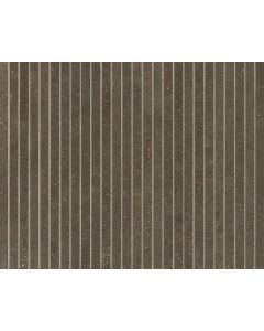 FAP Ceramiche Nobu Cocoa tratti mosaico 1x24 rond op net van 24x30,5