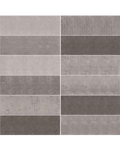 Ecoceramic Norwich Mix Gris 5x15 30x30