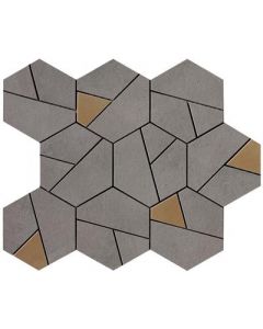 Atlas Concorde Boost Smoke Matt 25x28,5 Mosaico Hex Yellow