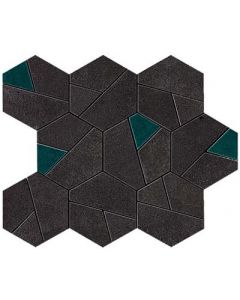 Atlas Concorde Boost Tarmac Matt 25x28,5 Mosaico Hex Jade