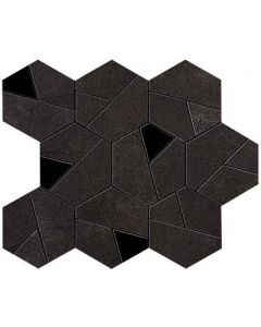 Atlas Concorde Boost Tarmac Matt 25x28,5 Mosaico Hex Black