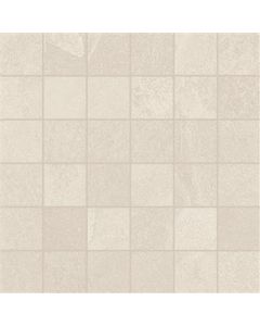 Unicom Starker Brazilian slate Oxford white Naturale 5x5 30x30 Mosaico