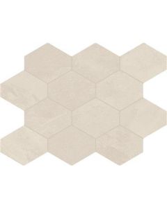 Unicom Starker Brazilian slate Oxford white Naturale 25x34 Hexagon