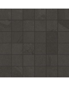Unicom Starker Brazilian slate Rail black Naturale 5x5 30x30 Mosaico