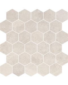 Durstone Mustang White Natural 26,5x30,5 Hexagon Mosaico