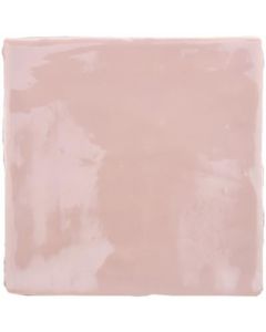 Steenbok Rustic Handmade Pink Glossy 13x13