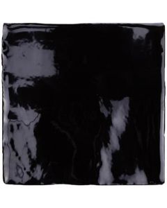 Steenbok Rustic Handmade Black Glossy 13x13