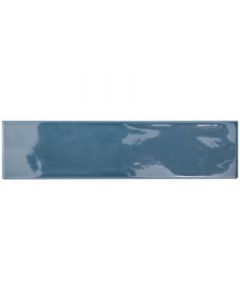 Steenbok Rustic Stripe Dark Blue Glossy 7,5x30