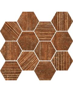 Fioranese SenzaTempo Rosso Persia 27x23 Mosaico Exa