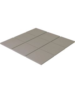 THE MOSAIC FACTORY London Vierkant Grey Matt