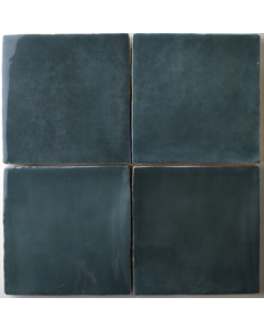 Majolica I Bianchi 13x13 Zee Blauw