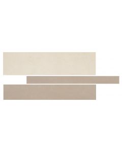 Rak Earthstone 5-10-15x60cm Bruin mat (Wandtegel) (Mix Bei.Bruin  )