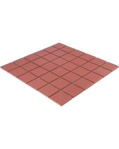 THE MOSAIC FACTORY Patterns Vierkant Terra Cotta Matt