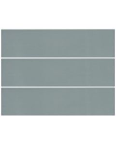 Sottocer Flow 10x40x0,9cm Grijs mat SCF1040IR