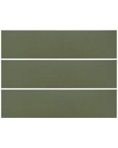 Sottocer Flow 10x40x0,9cm Groen mat SCF1040NO