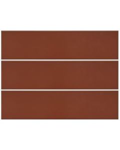 Sottocer Flow 10x40x0,9cm Rood mat SCF1040RU