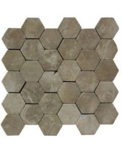 Stabigo Hexagon 30x30cm Bruin (13554)