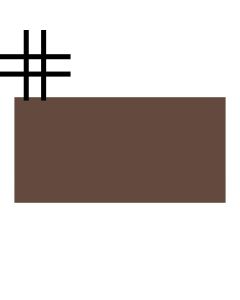 Winckelmans Rectangles 31,8x31,8cm Bruin 050RE05CFL30CHO