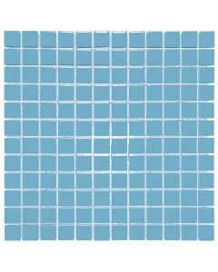 The Mosaic Factory Barcelona mozaïektegel 30X30cm Blue Glans (AF230075) - Vierkant