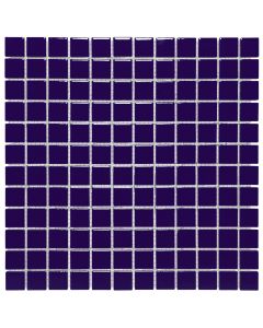 The Mosaic Factory Barcelona mozaïektegel 30X30cm Dark Blue Glans (AF230080) - Vierkant