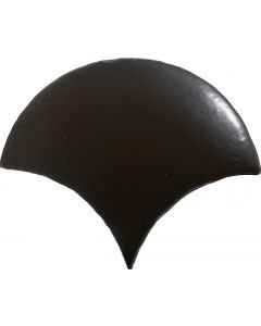 Alcoceram Escama Mate Negro 11,5x9,8cm Wandtegel (ES1271)
