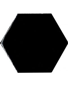 Alcoceram Manual Exagono Mate Negro 10x11,5cm Wandtegel (EX1171)