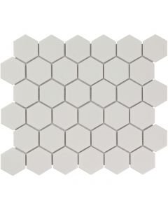 The Mosaic Factory Barcelona mozaïektegel 28.2X32.1cm White Mat (AMH13010) - Hexagon