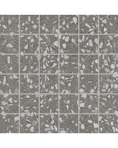 Atlas Concorde Marvel Gems 30x30cm Grey  (AS7S) (Marvel Terrazzo Grey Mosaico Lappato)