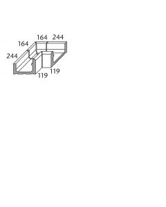 AWS Chroma 15x24cm Wit Mat (701-55141)