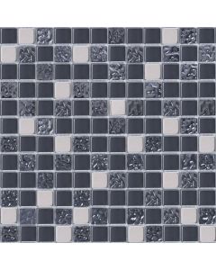 Baerwolf Glasmix 29,8x29,8cm Zwart (GL-2496)
