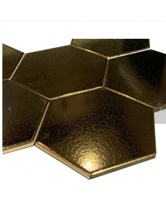 Grandeur Hexagonale 15x17cm Goud Mat (CEHEXA068)