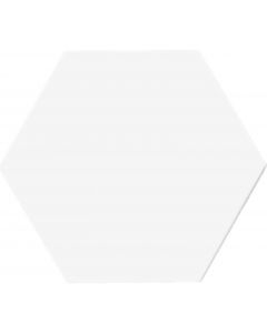 Grandeur Hexagonale 17x15cm Wit Mat (CEHEXA004)