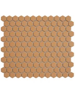 The Mosaic Factory Hexagon mozaïektegel 26X30cm Tuscany Gold Mat (HM23025) - Hexagon