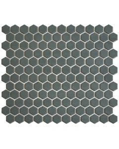 The Mosaic Factory Hexagon mozaïektegel 26X30cm Camo Green Mat (HM23550) - Hexagon