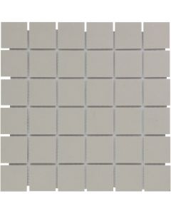 The Mosaic Factory London mozaïektegel 30.9X30.9cm Grey Mat (LO1029) - Vierkant