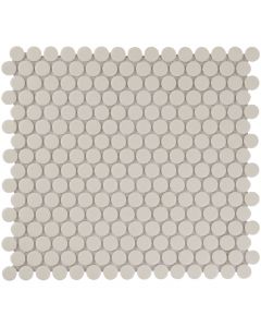 The Mosaic Factory London mozaïektegel 31.5X29.4cm White Mat (LOP2010) - Rond