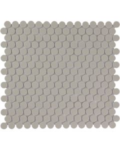 The Mosaic Factory London mozaïektegel 31.5X29.4cm Grey Mat (LOP2029) - Rond