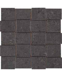 Marazzi Fleury MLWF Vloertegel Mozaiek.30X30cm Nero 10mm Mat R9