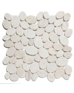 The Mosaic Factory Natural Stone mozaïektegel 30.5X30cm Ivory Mat (NMP200) - Organisch