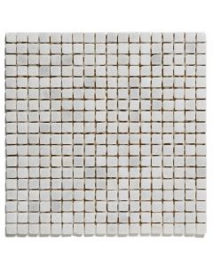 The Mosaic Factory Natural Stone mozaïektegel 30.2X30.2cm Cararra Anticato Mat (NMS100) - Vierkant