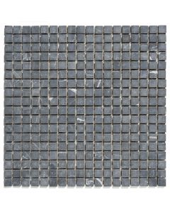 The Mosaic Factory Natural Stone mozaïektegel 30.2X30.2cm Nero Anticato Mat (NMS925) - Vierkant