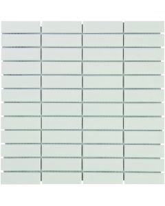 The Mosaic Factory Paris mozaïektegel 30X30cm White Mat (PARM140) - Rechthoek