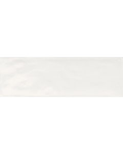 Ragno Brick glossy R4GJ Wandtegel 10X30cm White 7,5mm Glans