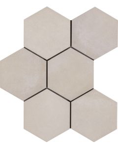 Ragno Rewind R4CN Vloertegel 6-kant 18X21cm Polvere 9,5mm Mat R9