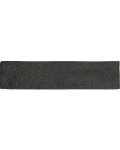 Rondine New York J85676 Vloertegel 6X25cm Black 10mm Mat R11