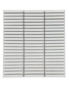 The Mosaic Factory Sevilla mozaïektegel 28.2X30.8cm Soft White Glans (SEF12115) - Rechthoek
